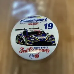 【WedsSport BANDOH × カミナリモータース】缶バッジ 19号車