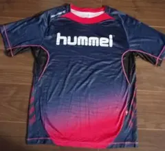 hummel プラクティスシャツ ネイビー ピンク レディ―スSサイズのサムネイル