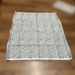 新品】BAN-BLAN 羽根肌掛けふとん シングル 花柄 ブルー 水鳥羽根