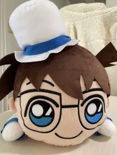 名探偵コナン　怪盗キッドコスチューム　寝そべりぬいぐるみ