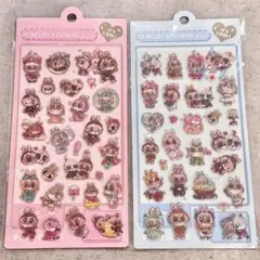 ラブブ LABUBU ボンボンドロップシール 立体シール　ドロップ　うるちゅる