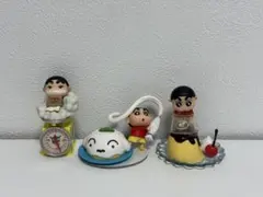 クレヨンしんちゃん お料理の手伝いだゾ！　フィギュア3点セット