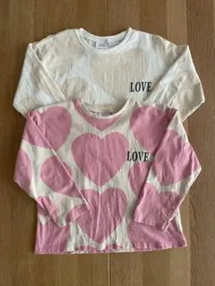 ZARA ハートロンT 2枚セット 110