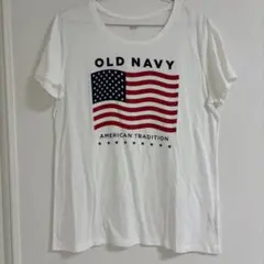 OLD NAVY 半袖Tシャツ ホワイト Lサイズ