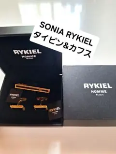 SONIA RYKIEL　タイピン カフス セット　カフリンクス　ネクタイピン