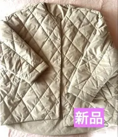 【新品】FREAK’S STORE キルティングコート ノーカラー 軽量