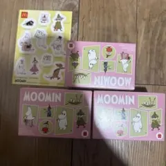 マクドナルド　ハッピーセット　ムーミン　2025 第一弾　3種類　コンプリート