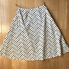 フレアスカート/jocomomola/刺繍/クラフト/シビラ/40サイズのサムネイル