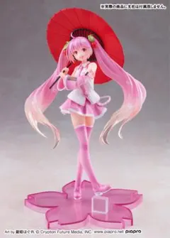 桜ミク 描き下ろしフィギュア 和傘ver. A賞のサムネイル