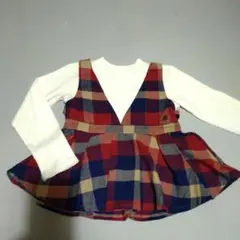 ブリーズ　チェック柄　トップス　140