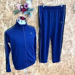 SG4175 PUMA プーマ ジャージ 上下 メンズ ネイビー XL