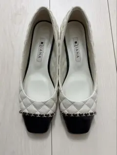 DIANA チェーン×キルティング♪フラットシューズ DIANA キルティング チェーン フラットシューズ - メルカリ