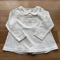 襟付き長袖カットソー