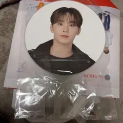 SEUNGKWAN 円形ファン オレンジ