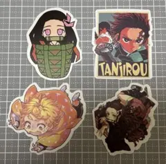 鬼滅の刃　ステッカー　4枚まとめ売り