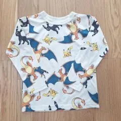 新品♥️140 ベージュ リザードン ロンT 長袖Tシャツ ポケモン 