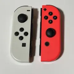 ジョイコン　ホワイト　レッド　純正　動作品　Switch　任天堂　㉝