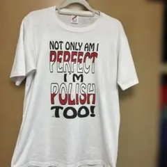 90s USA製 JERZEES メッセージ Tシャツ L ヴィンテージ