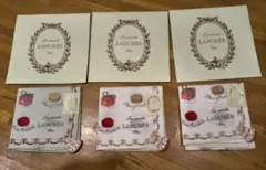 Ladurée マカロンデザイン ハンカチ大判 3枚セット