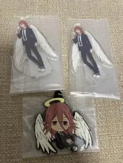一番くじ　チェンソーマン　天使の悪魔　アクリルスタンド　ラバーチャーム　セット