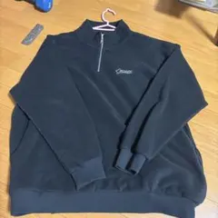 ブラック ハーフジップ スウェット Mサイズ