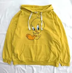 良品 ルーニーテューンズトゥイーティー ビッグサイズ スウェットフーディパーカー