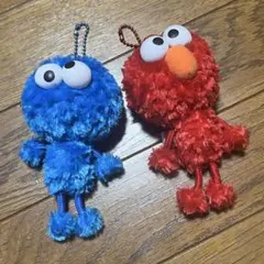 USJ エルモ、クッキーモンスター　マスコットセット