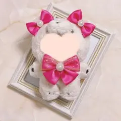 ぬいぐるみ ぬい服 リボン セット マゼンダピンク×星