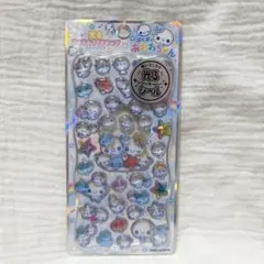 正規品 ぷくぷくあわわちゃん 光るジュエルプチドロップ シール