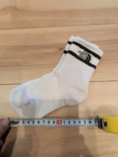 THE NORTH FACE キッズ靴下 ホワイト　16-18