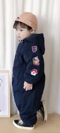 雪遊び　裏起毛　スノーウェア　100