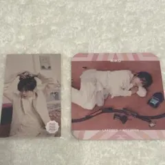 wishful winter 原宿Laforetコラボ　ステッカー&コースター