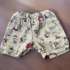 PEANUTS スヌーピー ショートパンツ 90cm