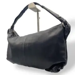 極美品 FURLA フルラ ワンショルダーバッグ オールレザー 肩掛け ブラック