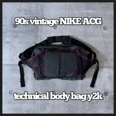 90s vintage NIKE ACG technical body bag