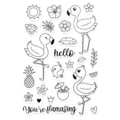 クリアスタンプ1102：フラミンゴ《おまとめご購入で20%OFF！》