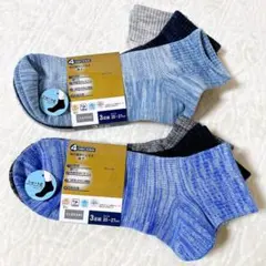 新品　メンズ　ショートソックス 6足セット 綿100%靴下　抗菌防臭