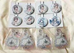 ホロライブ　一番くじ　白銀ノエル　雪花ラミィ　缶バッジ　オーロラアクリルスタンド