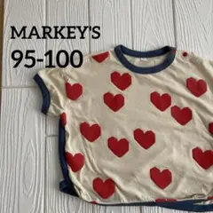 MARKEY'S マーキーズ ハート柄 ベージュ S 95-100のサムネイル