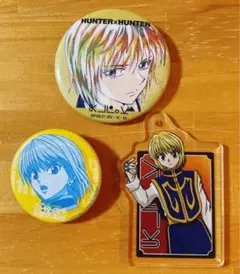 ジャンプショップ ハンターハンター クラピカ 缶バッジ アクリル