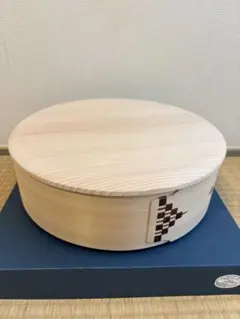 未使用　美品　柴田慶信商店　大館　曲げわっぱ　【飯切】　飯器　飯櫃　割蓋　秋田杉 柴田慶信商店 大館 曲げわっぱ 飯切り 尺二 一升用｜FRANK暮らし