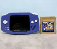 ★ゲームボーイアドバンス　パープル　本体 ＋スーパーロボット大戦ソフト　ジャンク