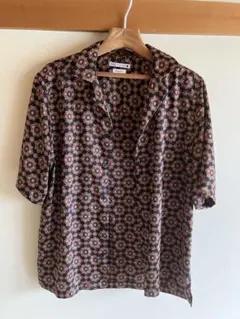 【ZARA】総柄 半袖シャツ レギュラーフィット S