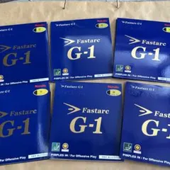 Nittaku Fastarc G-1 厚 6枚セット 卓球ラバー　中古