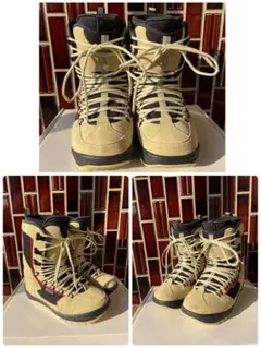 ☆美品！！ATLANTISスノーボードブーツ　26.5センチ　ベージュ／黒☆