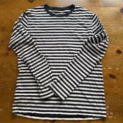 無印良品 ボーダー長袖カットソー ロンT Mサイズ