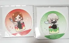 呪術廻戦　　スイパラ　　特典コースター　SD狗巻棘+釘崎野薔薇