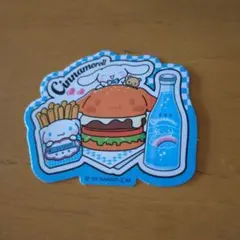 シナモロール ステッカー ハンバーガー