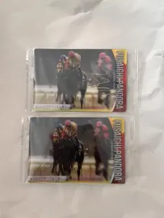 フサイチパンドラサイン入りカード 2枚セット