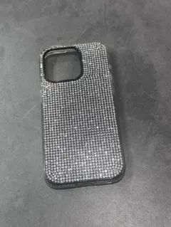 クリスタル装飾 iPhone15pro用ケース キラキラ